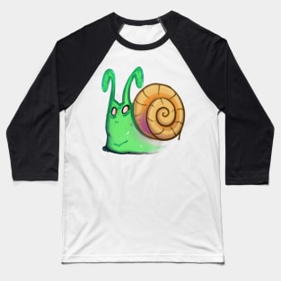 Cute Snail Drawing Baseball T-Shirt